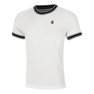 NikeCourt Heritage Tennistop met korte mouwen voor heren - Wit