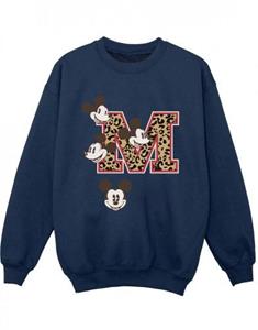 Disney jongens Mickey Mouse M gezichten sweatshirt 5-6 Years wit