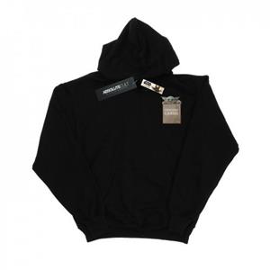 Star Wars Heren The Mandalorian Precious Cargo Faux Pocket Hoodie M wit