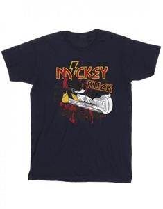 Disney jongens Mickey Mouse Smash gitaar rock T-shirt 12-13 zwart
