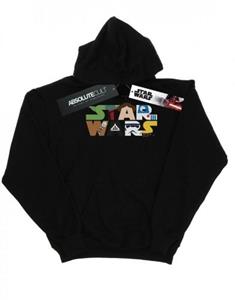 Star Wars jongens karakter logo hoodie 12-13 wit