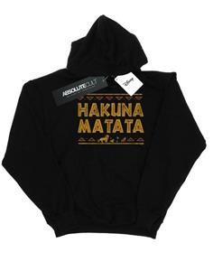 Disney jongens de Lion King Hakuna Matata hoodie 12-13 zwart