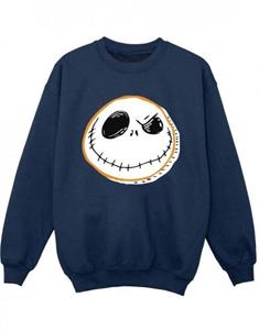 Disney Boys The Nightmare Before Christmas Jack Face Sweatshirt 12-13 zwart