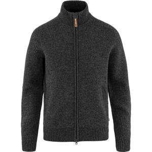 Fjallraven Övik Zip Cardigan Knit Vest Heren Dark Grey