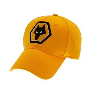 Wolverhampton Wanderers FC unisex honkbalpet voor volwassenen One Size zwart/geel