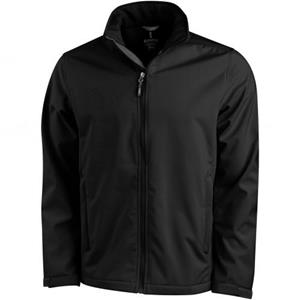 Elevate Maxson softshell-jas voor heren M oranje