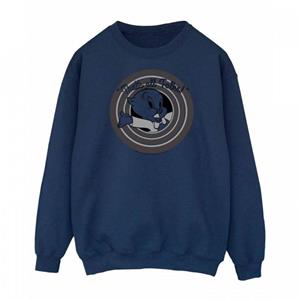 Looney Tunes Heren That's All Folks Porky Pig Sweatshirt L wit