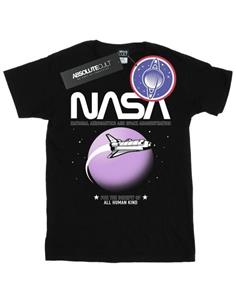 NASA meisjes Shuttle Orbit katoenen T-shirt 12-13 zwart