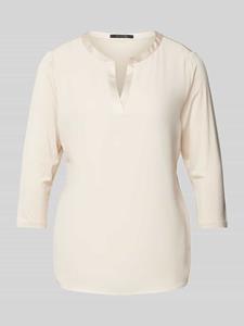 Comma Shirt met lange mouwen met v-hals