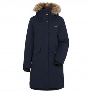 Didriksons Maat 42 ERIKA WNS PARKA 3 Dames Outdoorjas - Dark Night Blue
