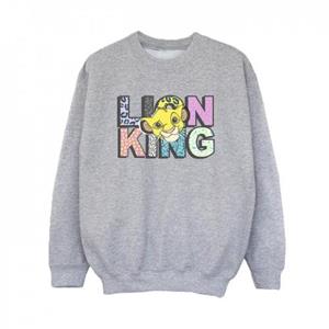 Disney Boys Sweatshirt met logo met Lion King-patroon 9-11 Years wit