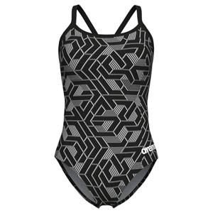 Arena - Women's Escape Swimsuit Lightdrop Back - Badpak, grijs/zwart