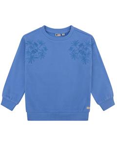Daily7-collectie Trui Flower (purple blue)