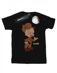 Looney Tunes jongens Elmer Fudd noodlijdend T-shirt 12-13 wit