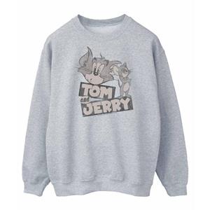 Tom And Jerry Tom en Jerry Heren Wink-sweatshirt L wit