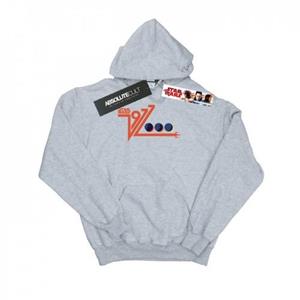 Star Wars heren retro 1977 Death Star-hoodie S wit