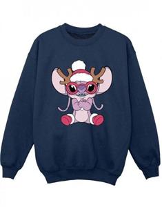 Disney Boys Lilo & Stitch Angel Rendier Sweatshirt 5-6 Years wit