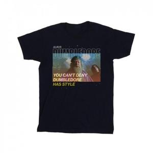Harry Potter jongens Dumbledore stijl T-shirt 12-13 zwart