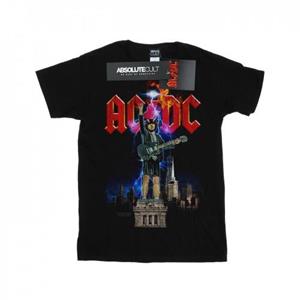AC/DC Angus NYC katoenen T-shirt voor meisjes 12-13 zwart