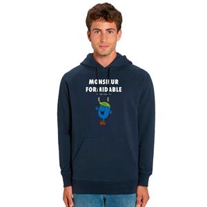 Monsieur Madame Herensweater met capuchon - MONSIEUR FORMIDABLE XS marineblauwe kleur