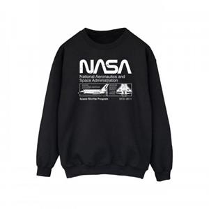 NASA Space Shuttle-sweatshirt voor heren L wit