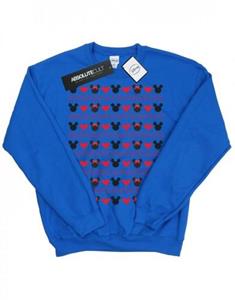 Disney jongens Mickey en Minnie kerstharten sweatshirt 9-11 Years wit