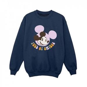 Disney jongens Mickey Mouse vol glimlach sweatshirt 5-6 Years wit