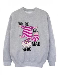 Disney jongens Alice In Wonderland All Mad Here Sweatshirt 12-13 wit