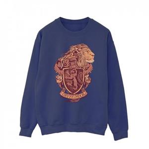 Harry Potter Heren Gryffindor Sketch Crest Sweatshirt L wit