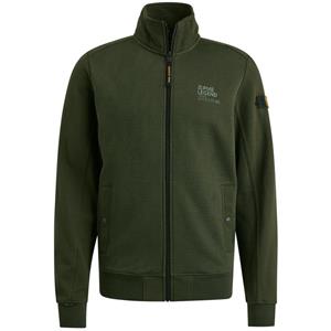 PME Legend Vest Jacquard Interlock Olijfgroen