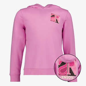 TwoDay meisjes hoodie roze  met backprint