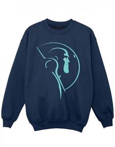 Disney Lightyear Space Helmet Stare-sweatshirt voor meisjes 12-13 zwart