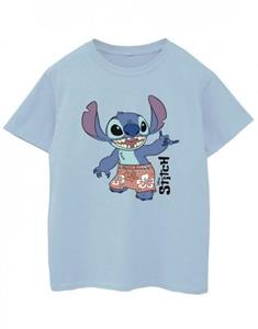Disney Lilo & Stitch Bermudashort T-shirt voor jongens 5-6 Years wit