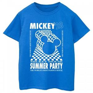 Disney jongens Mickey Mouse zomerfeest T-shirt 7-8 Years wit