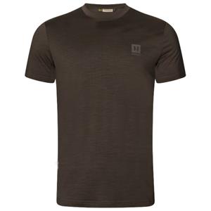 Härkila - Base All Season S/S T-Shirt - Merinoshirt, bruin