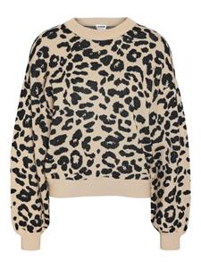 Noisy may Gebreide trui NMCHARLOTT L/S O-NECK KNIT FWD NOOS