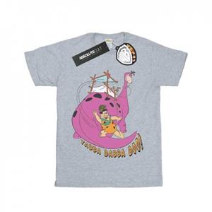 The Flintstones Het Flintstones Yabba Dabba Doo katoenen T-shirt voor meisjes 9-11 Years wit