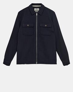 Anerkjendt Overshirt Hanky Wolblend Navy
