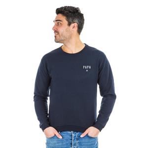 We are family Heren sweatshirt - PAPA X CŒUR WAF XS marineblauwe kleur