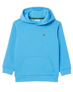 Lacoste Fleece Hoodie Kids Lichtblauw - 