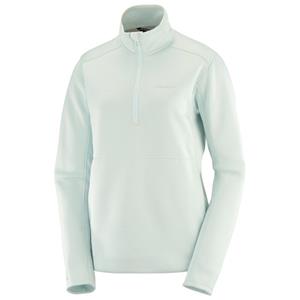 Salomon - Women's Sntial Midfleece Half Zip - Fleecetrui, grijs/wit