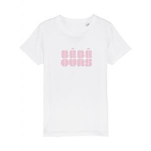 Ma Petite Tribu Kindershirt BABY BEER 2 MEISJE 2 ans wit