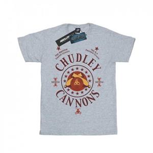 Harry Potter Girls Chudley Cannons-logo katoenen T-shirt 12-13 wit
