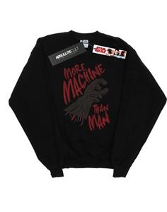 Star Wars Mens More Machine Than Man Sweatshirt L zwart