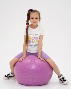 Katoenen T-shirt met ISSA Plus-logo 152 wit
