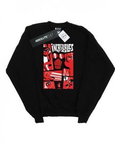 Disney Boys The Incredibles Collage-sweatshirt 12-13 wit