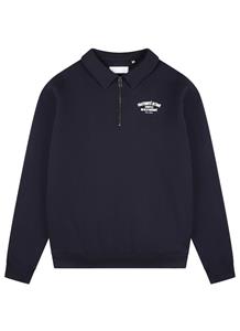 Croyez Fraternité Ultime Half Zip Sweater Heren Donkerblauw - 