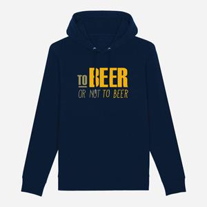 Le Roi du Tshirt Hoodie Homme - TO BEER OR NOT TO BEER XS marineblauwe kleur
