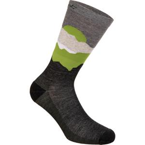 LaMunt - Women's Martha Illustration Sock - Merinosokken, zwart