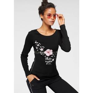 KangaROOS Longsleeve Lange mouwen, zeer figuurvolgende snit, met print